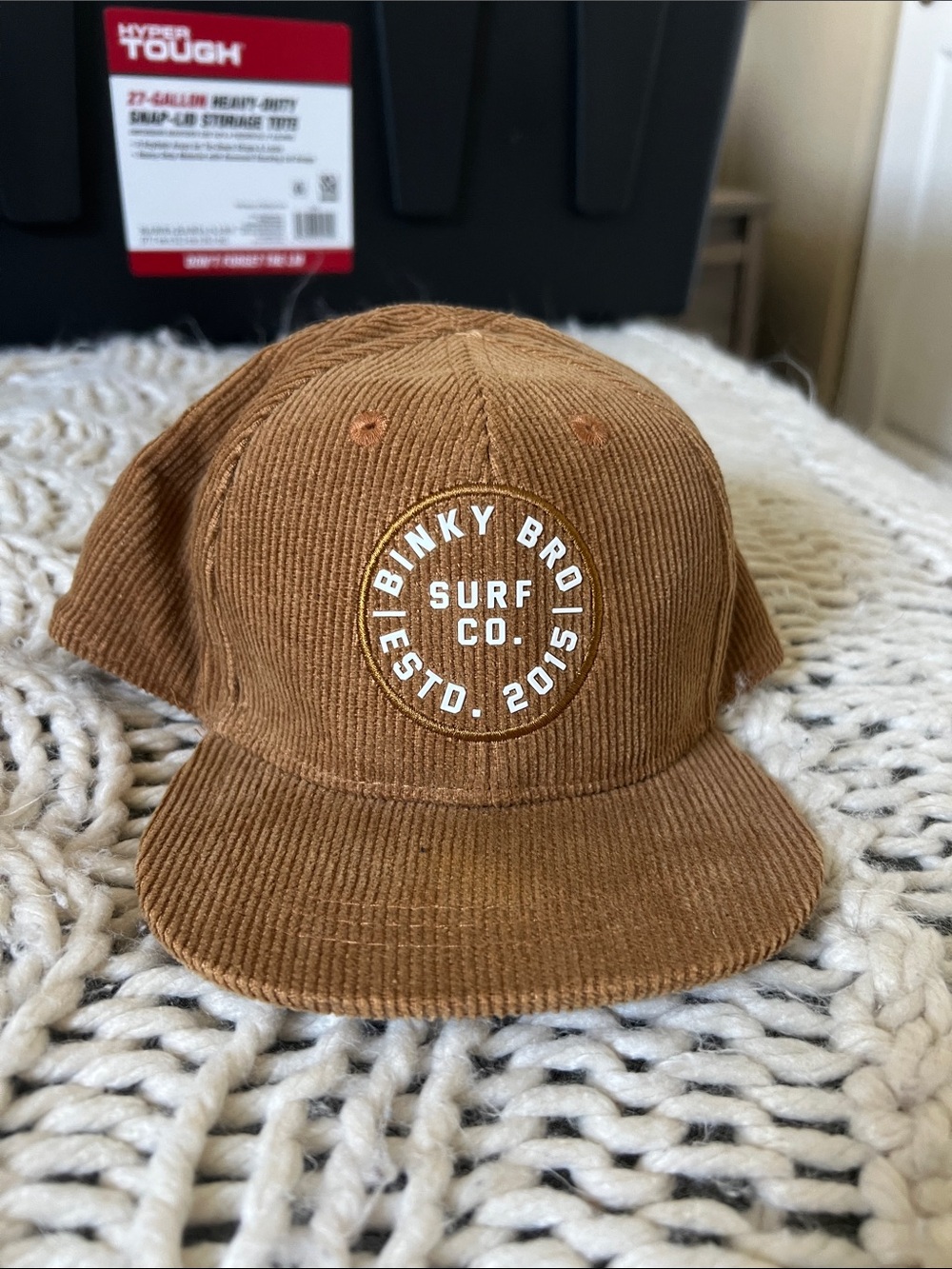 Binky Bro Surf Co. Kids Corduroy Cap in Brown